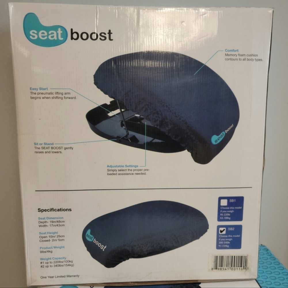 Seat Boost Lift Assist Portable Lifting Cushion